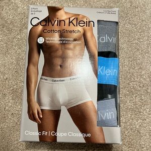 Calvin Klein classic fit cotton stretch trunks